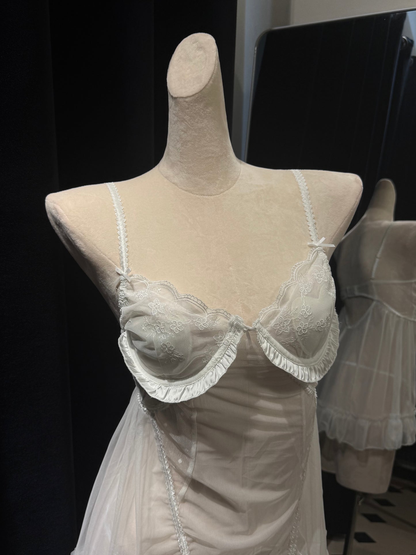 Mesh Lace Strap Sleepwear【2001】