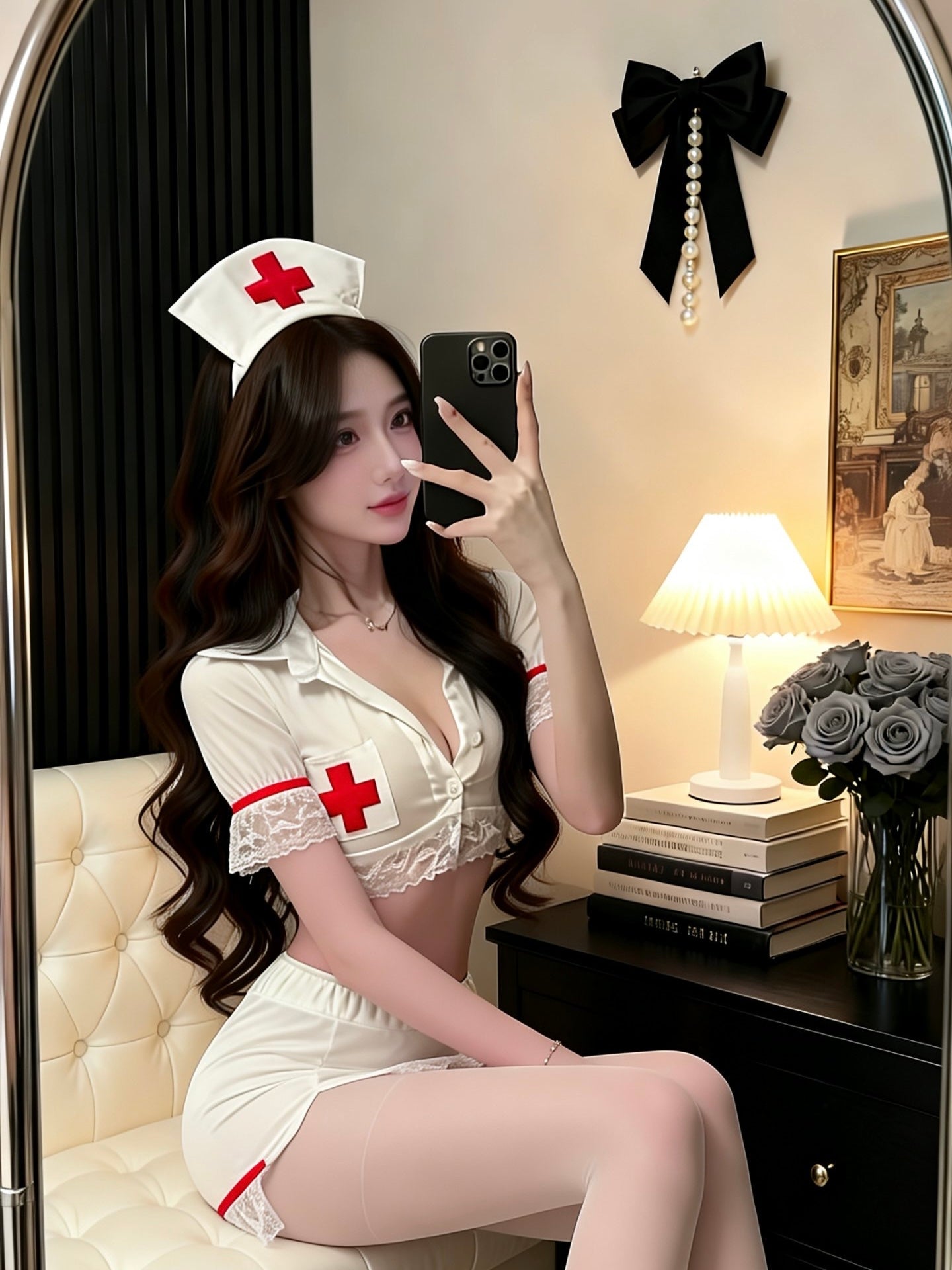 Nurse Style Costume Set 【0280】