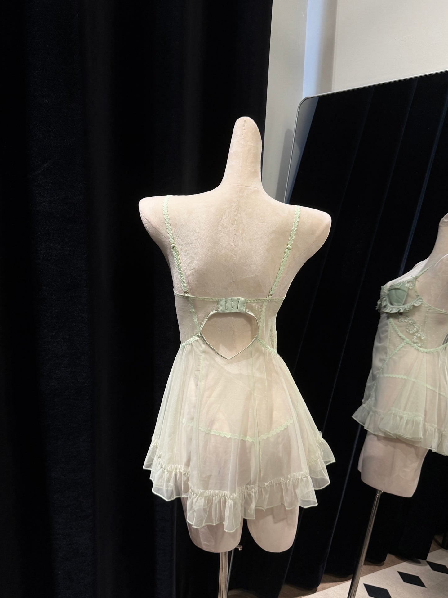 Mesh Lace Strap Sleepwear【2001】
