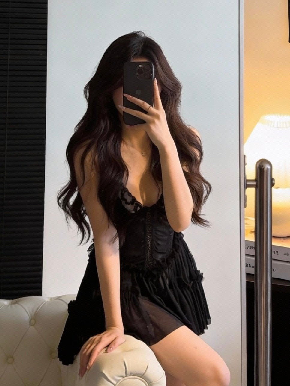 Underwire Lace Strap Dress【0368】