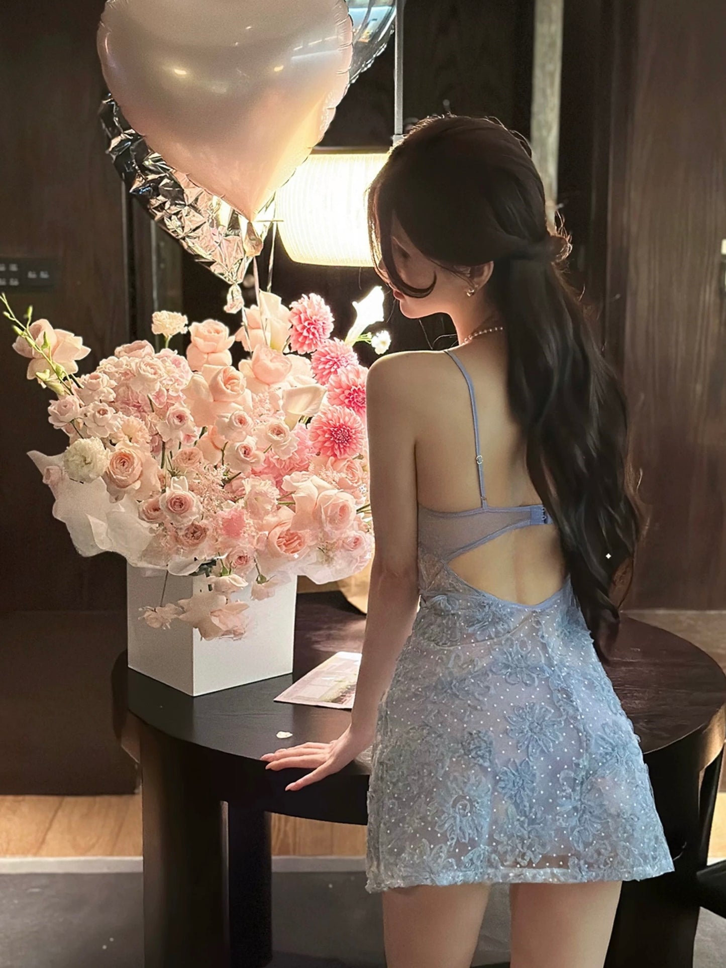 French Lace Backless Set【2002】