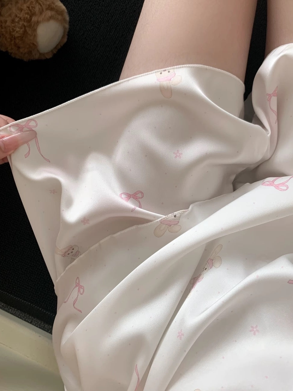 Ice Silk Cami Shorts Set【0362】