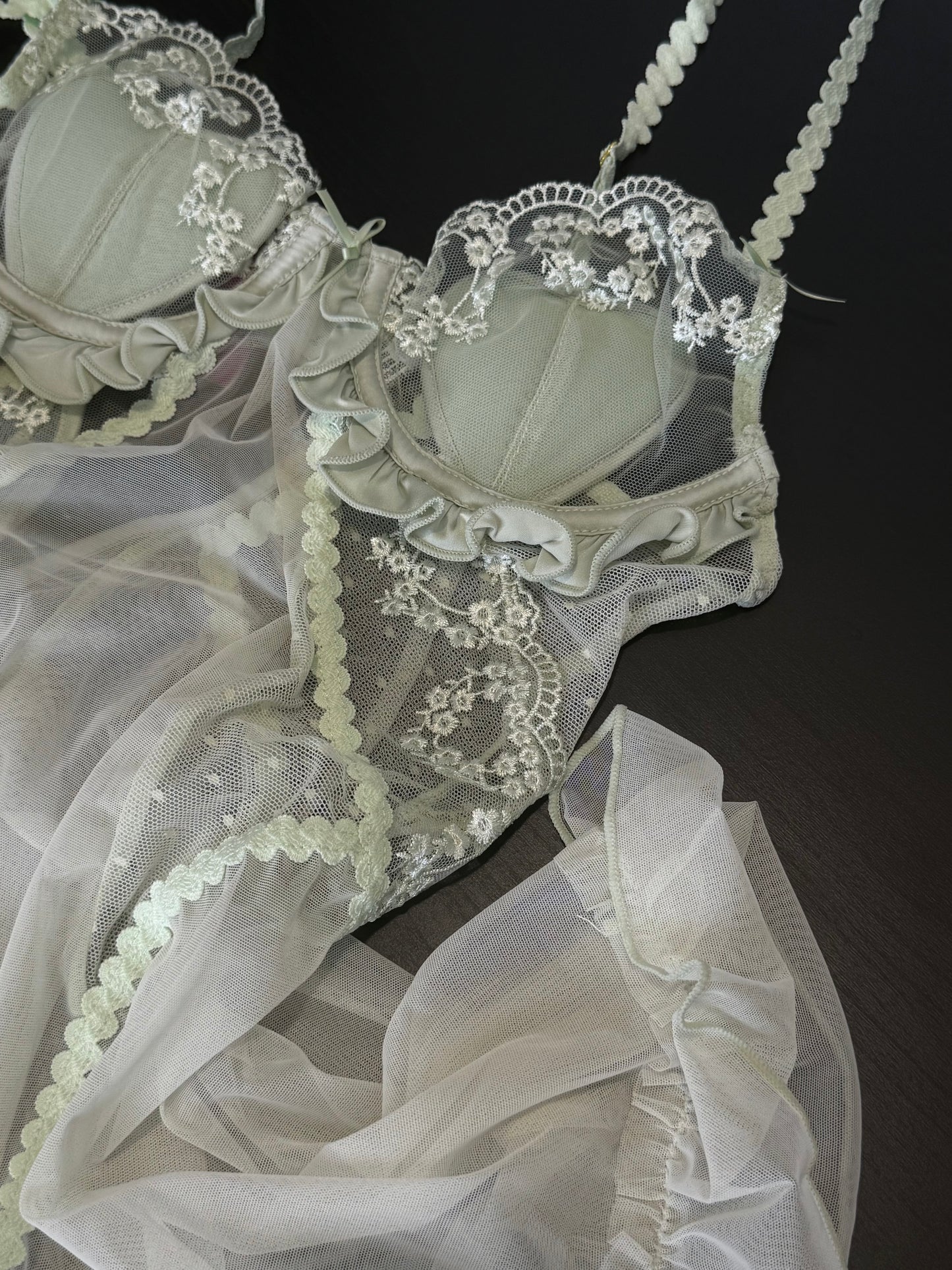 Mesh Lace Strap Sleepwear【2001】
